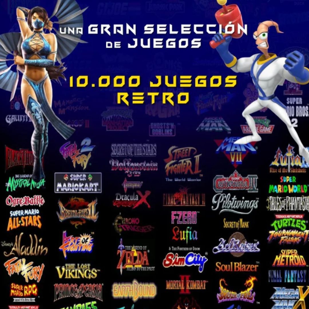 RetroPlay™ 🎮 – ¡10,000 Juegos Retro 🕹️👾, Revive tu Infancia en Segundos ⏳!