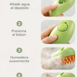 PET™🐶🐱Cepillo 3 en 1 Auto limpiable para Perros y Gatos😸🐶